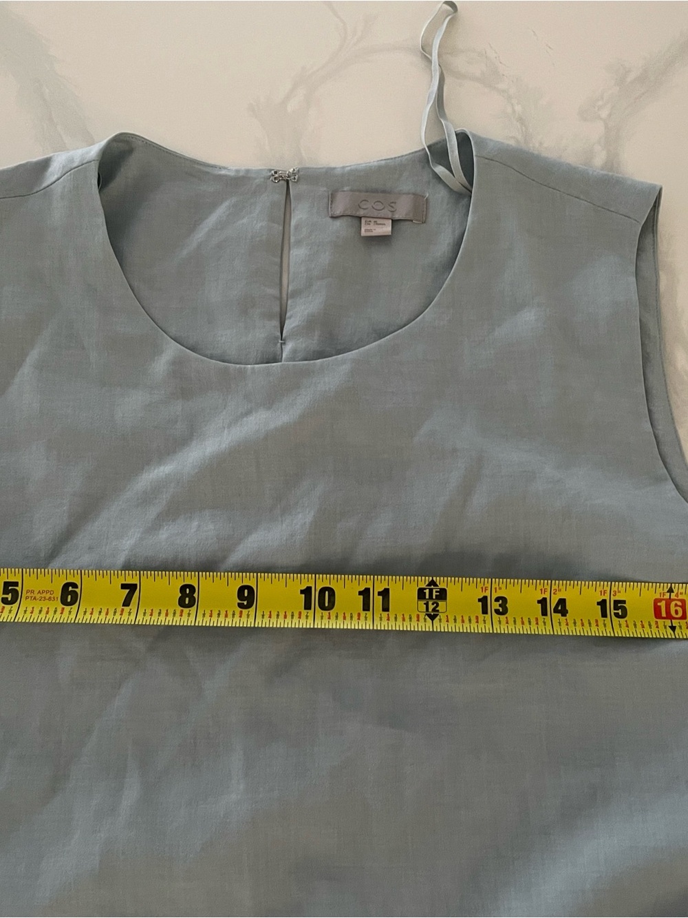 COS Minimalist High-Low Midi Dress in Slate Blue (NWOT & With Pockets!) - Picture 4 of 7